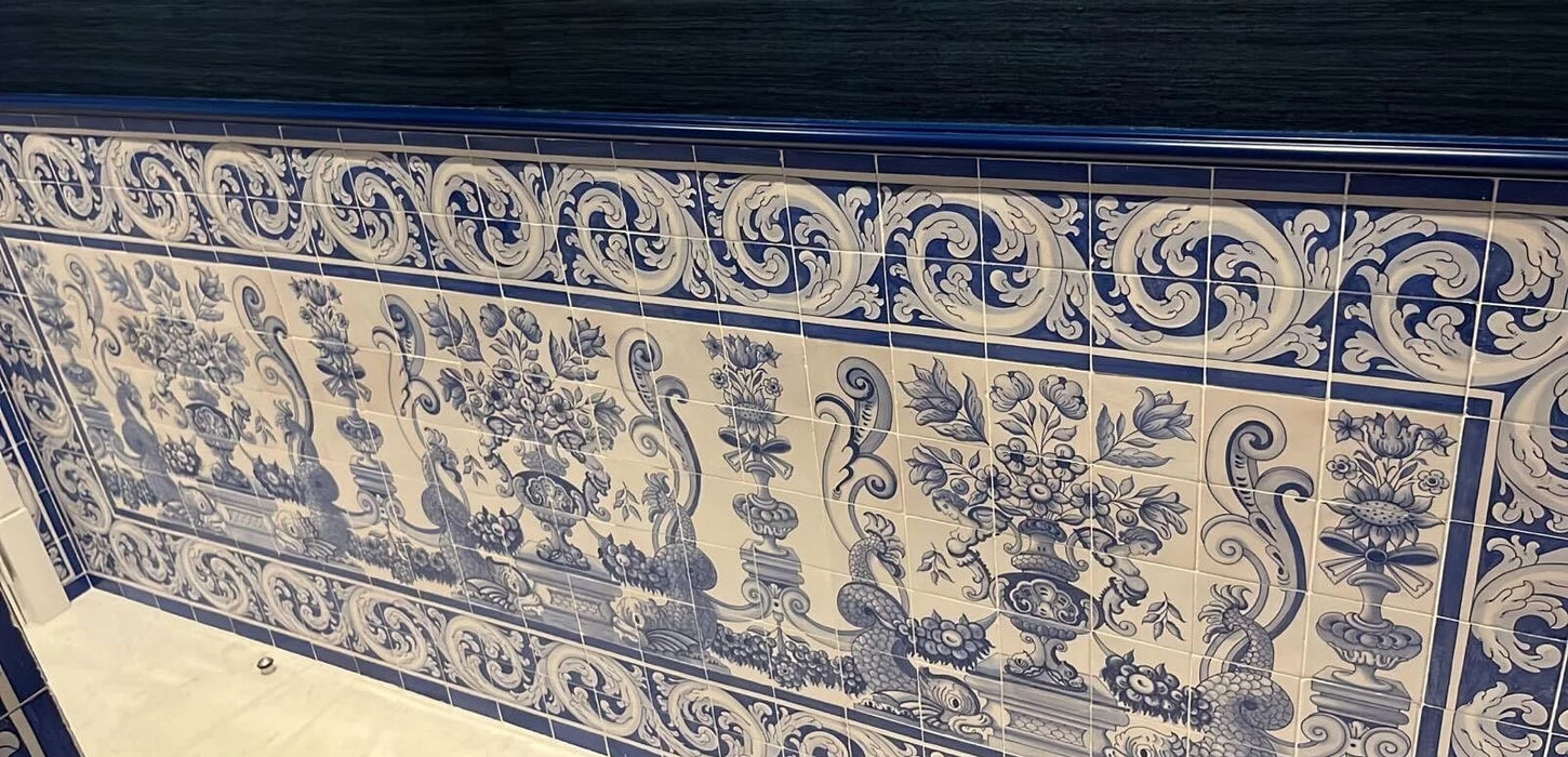 Delft Style Hand-Painted Tiles