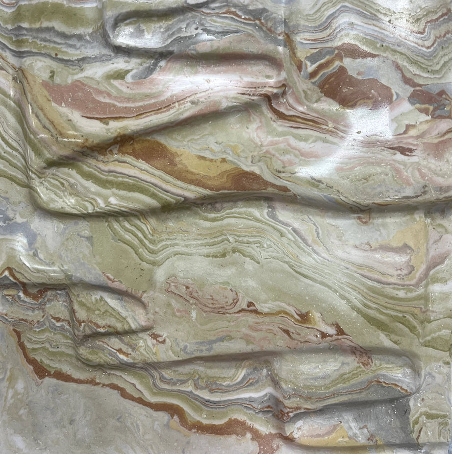 Melissa Vogley Woods Scagliola Green 3D Detail