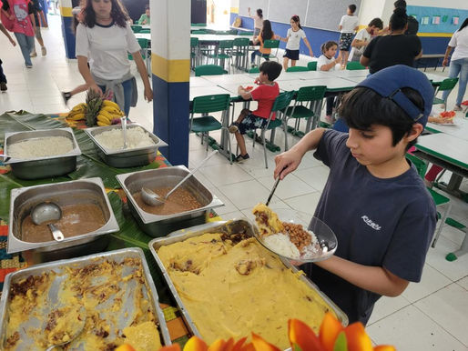 Escondidinho Arrelá fecha Cardápio Caiçara nas escolas