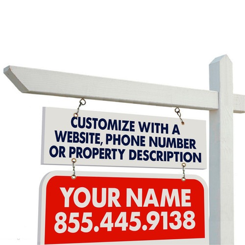Better Properties 6x24'' Yard Sign Rider