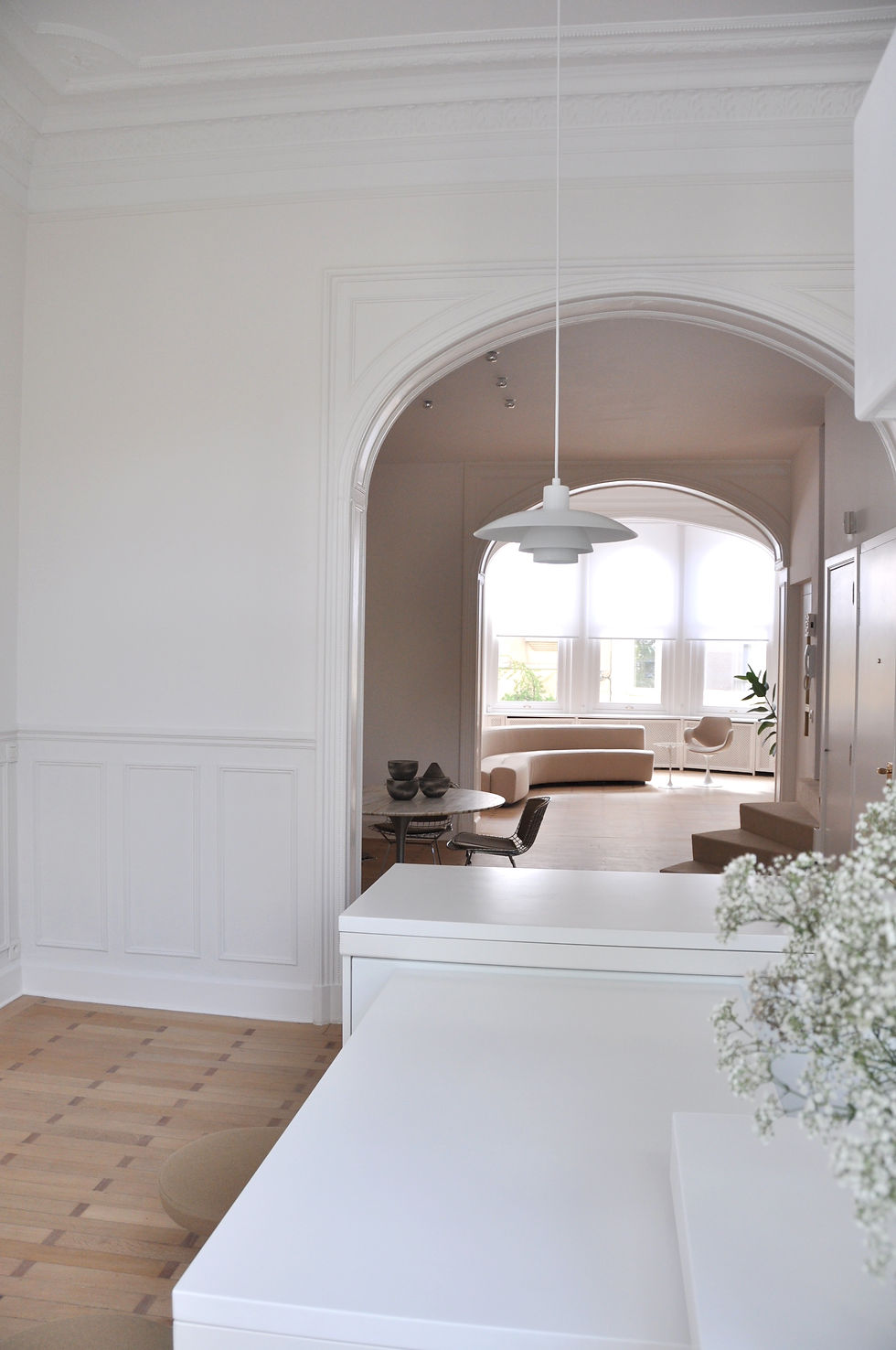 Kitchen and living room