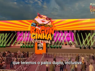 'Baguncinha, O Festival' divulga vídeo mostrando a estrutura em 3D do evento