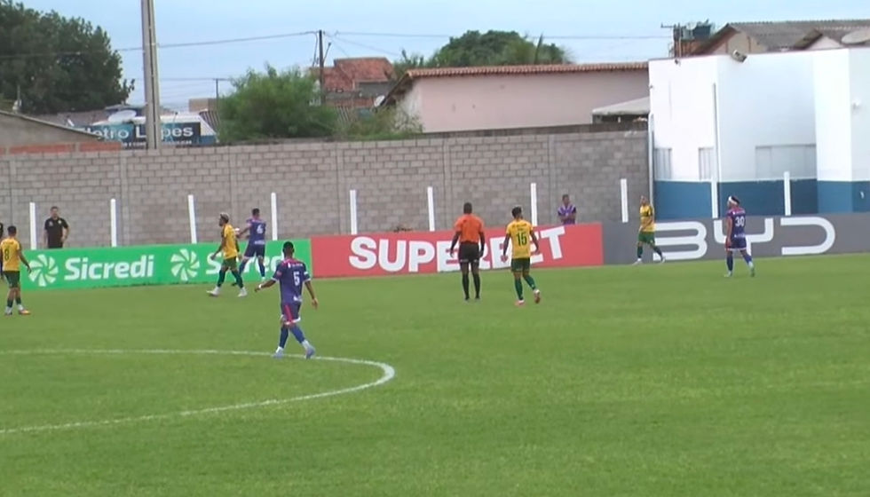 Cuiabá e Chapada empatam em duelo movimentado de quatro gols no Apolônio Bouret de Mello