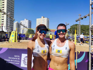 Atletas do programa de bolsas do Governo de MT disputam o torneio principal do Circuito Brasileiro de Vôlei de Praia