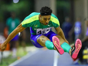 Mato-grossense bate recorde no salto triplo e conquista o ouro no Campeonato Ibero-Americano de Atletismo