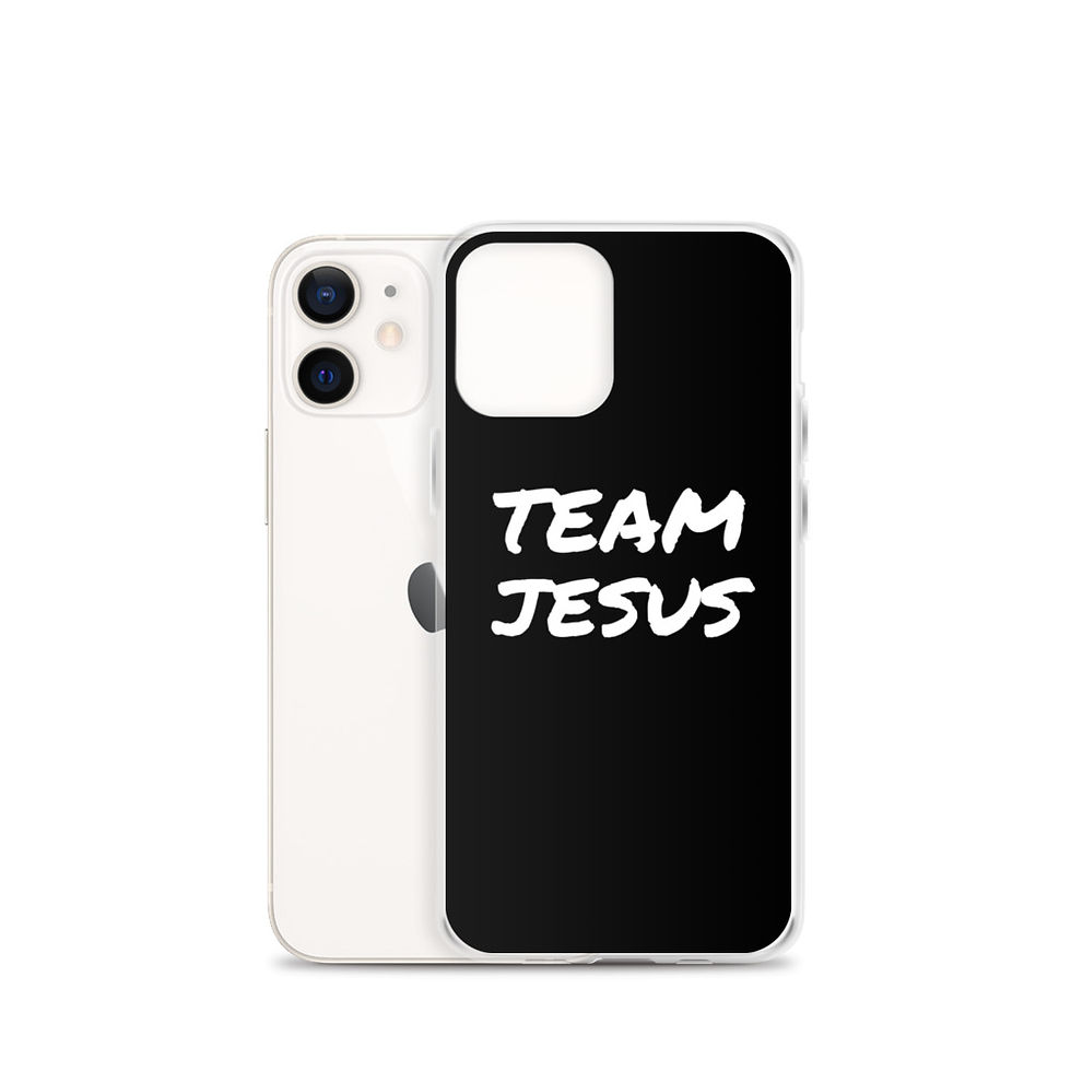 Thumbnail: Team Jesus iPhone Case (black)