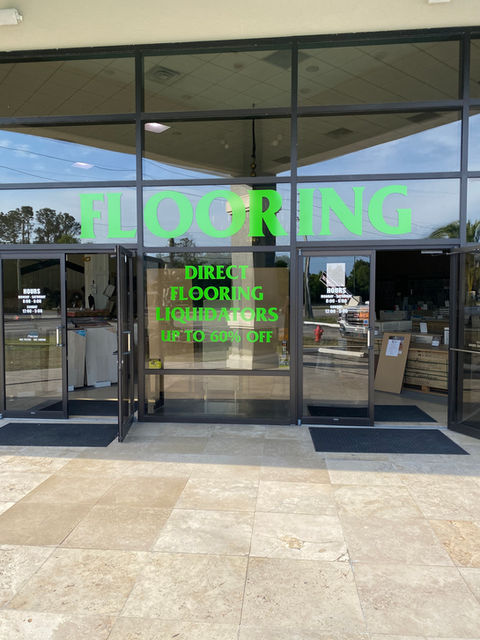 Direct Flooring Liquidators Showroom Storefront