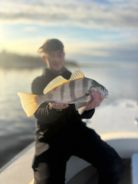 angler posing with his catch