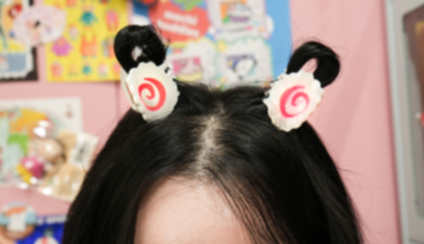 INSTOCK MINI NARUTOMAKI HAIR CLAW