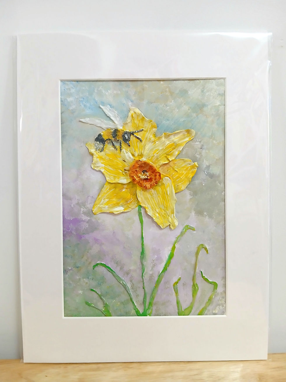 Painting & Clay Daffodil New Original Artwork Code - 5009