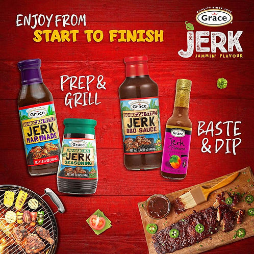 Thumbnail: Grace Jamaican Jerk BBQ Sauce 16oz - 2 Pack