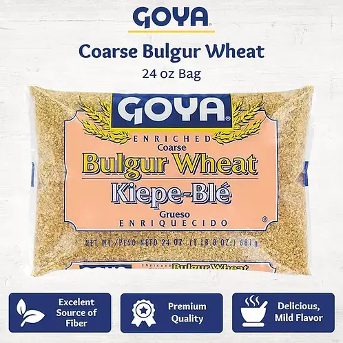 Thumbnail: Goya Coarse Bulgur Wheat 24 oz (2-Pack) – Whole Grain,High Fiber & Quick-Cooking