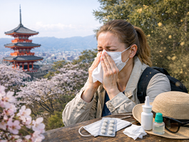 "Hay fever" is something to be aware of when traveling in April - Allergy symptoms increase in Japan during spring -