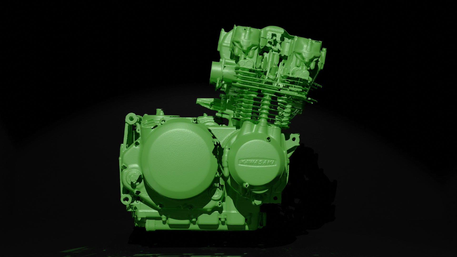 79 KZ650 Engine 3D Scan