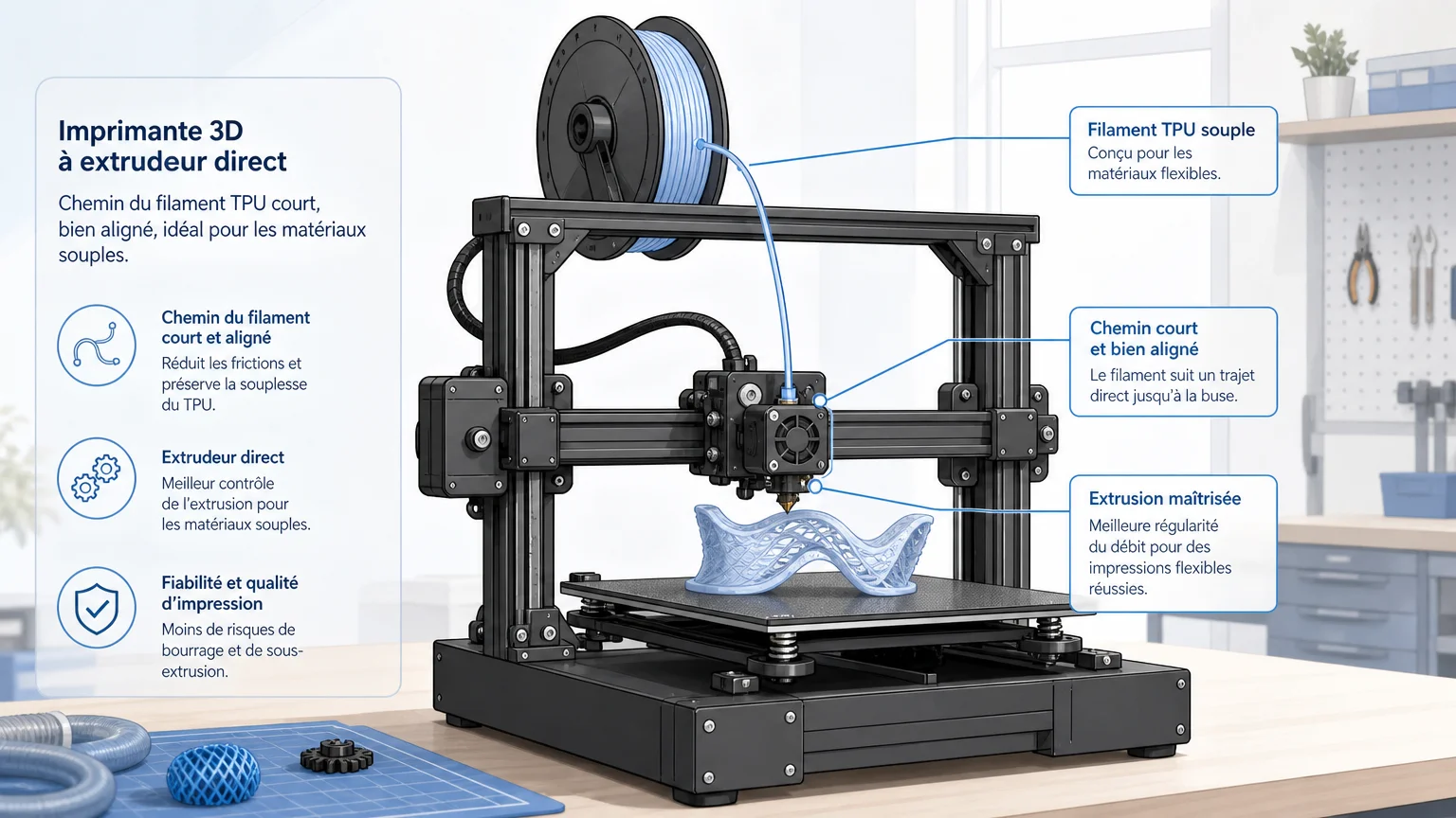 NinjaFlex : réglages et conseils pour l’impression 3D flexible