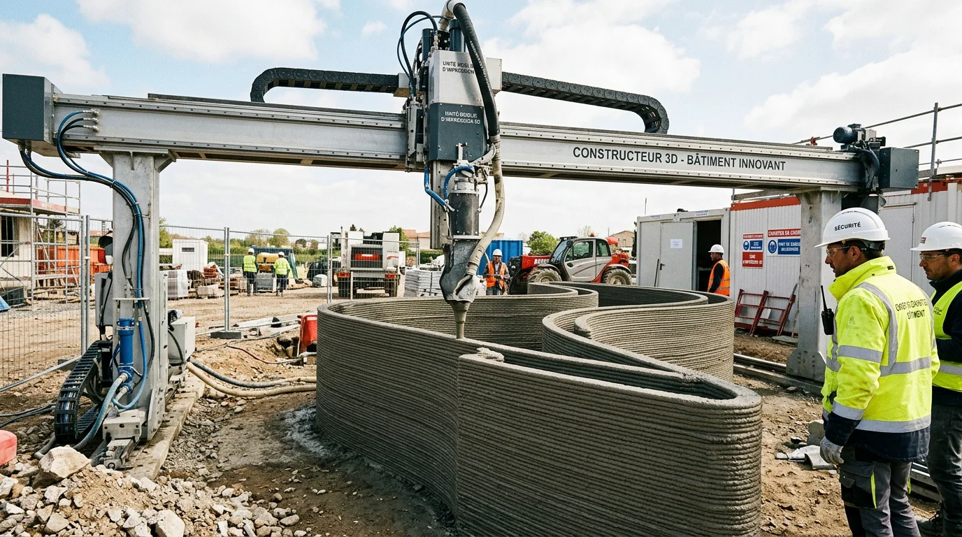 Imprimante 3D construction : guide complet pour bâtir en 2026