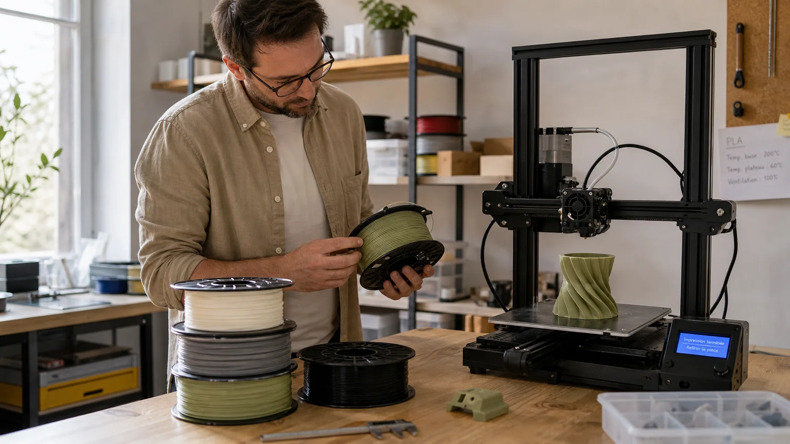 Bobine PLA : comment choisir le bon filament 3D en 2026