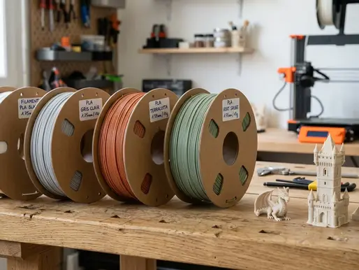 Filament pour figurines et objets décoratifs : le guide 2026