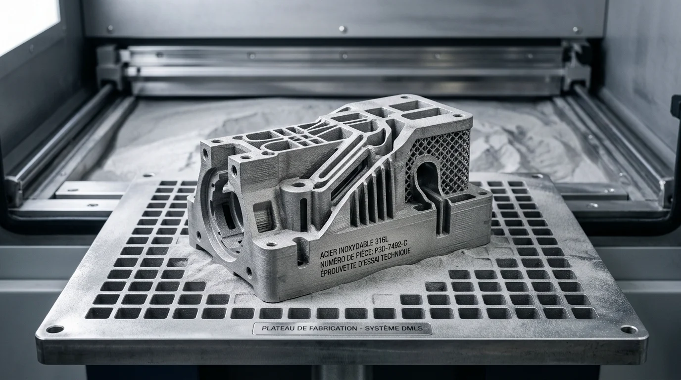 Impression 3D acier inoxydable 316L : le guide complet 2026