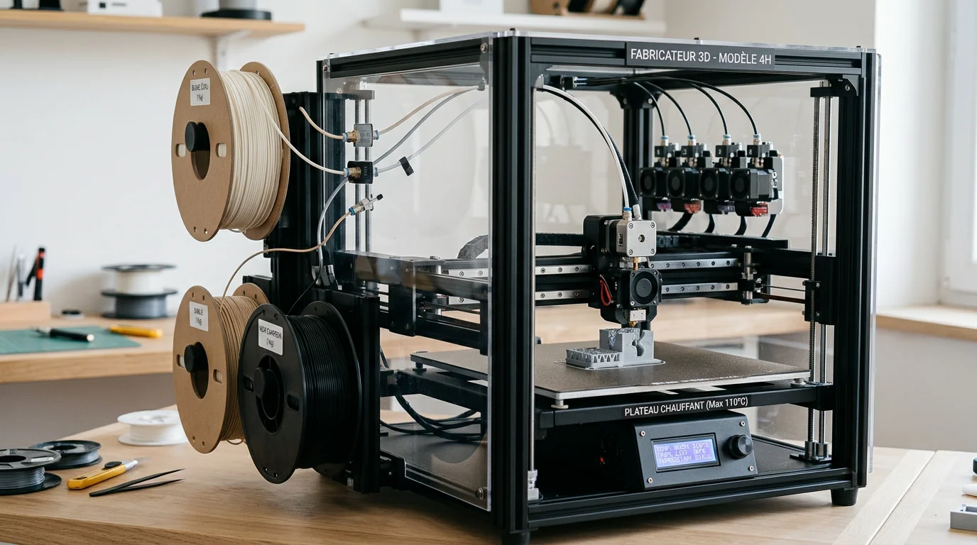 Snapmaker U1 : avis complet et test de l'imprimante 3D
