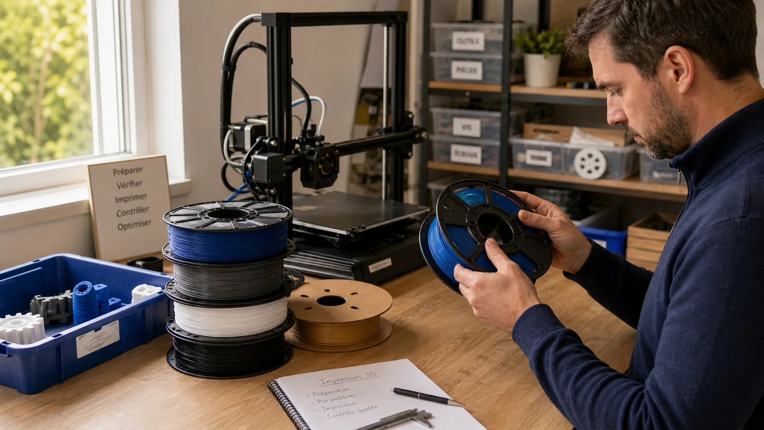 Bobine plastique : guide de choix pour l’impression 3D