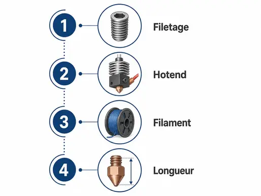 Meilleure buse d’imprimante 3D : guide de choix en 2026