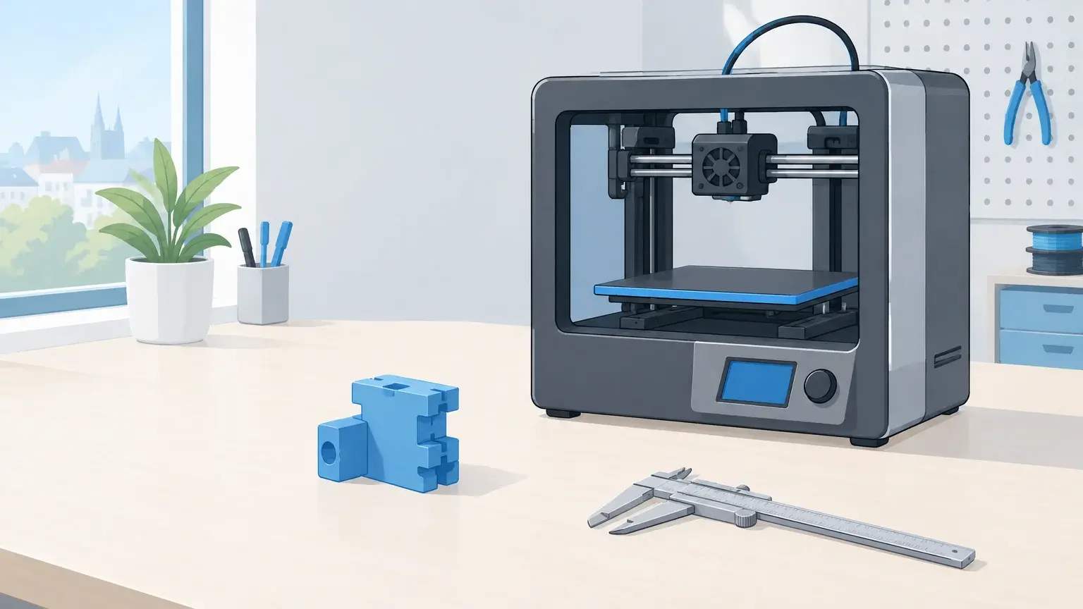 Imprimante 3D de bureau et pièce de construction personnalisée