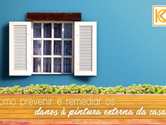 Como prevenir e remediar os danos à pintura externa da casa
