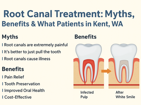 Root Canal Treatment: Myths, Benefits & What Patients in Kent, WA Must Know