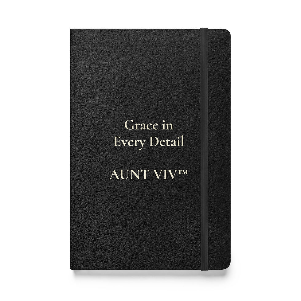AUNT VIV™ Grace Hardcover Journal front cover