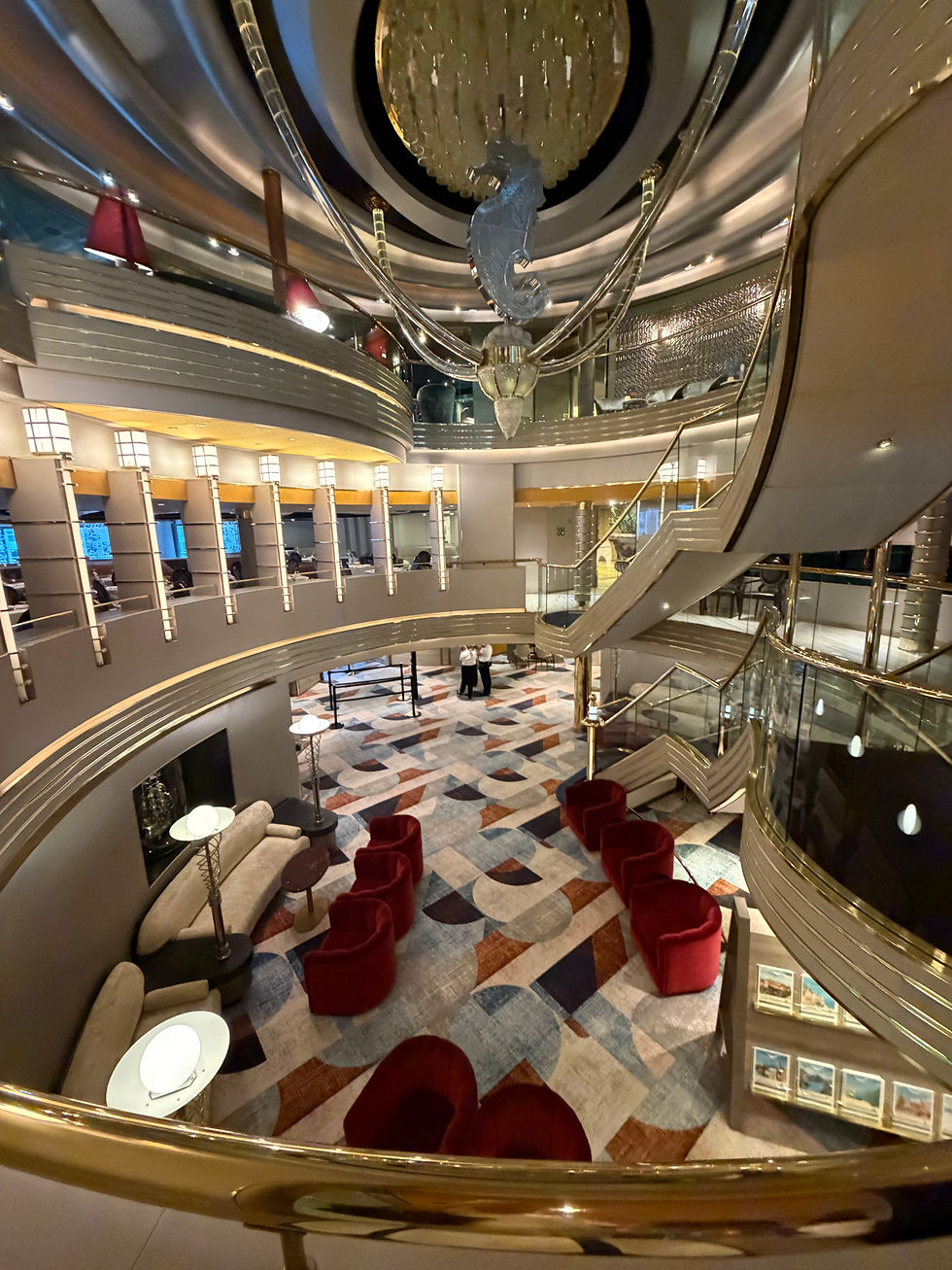 The impressive spaces on board the Zuiderdam