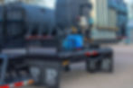 swing out hose arm sprayer trailers