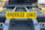 oversize load sign