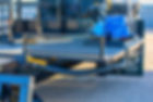sprayer trailer swing out hose arm