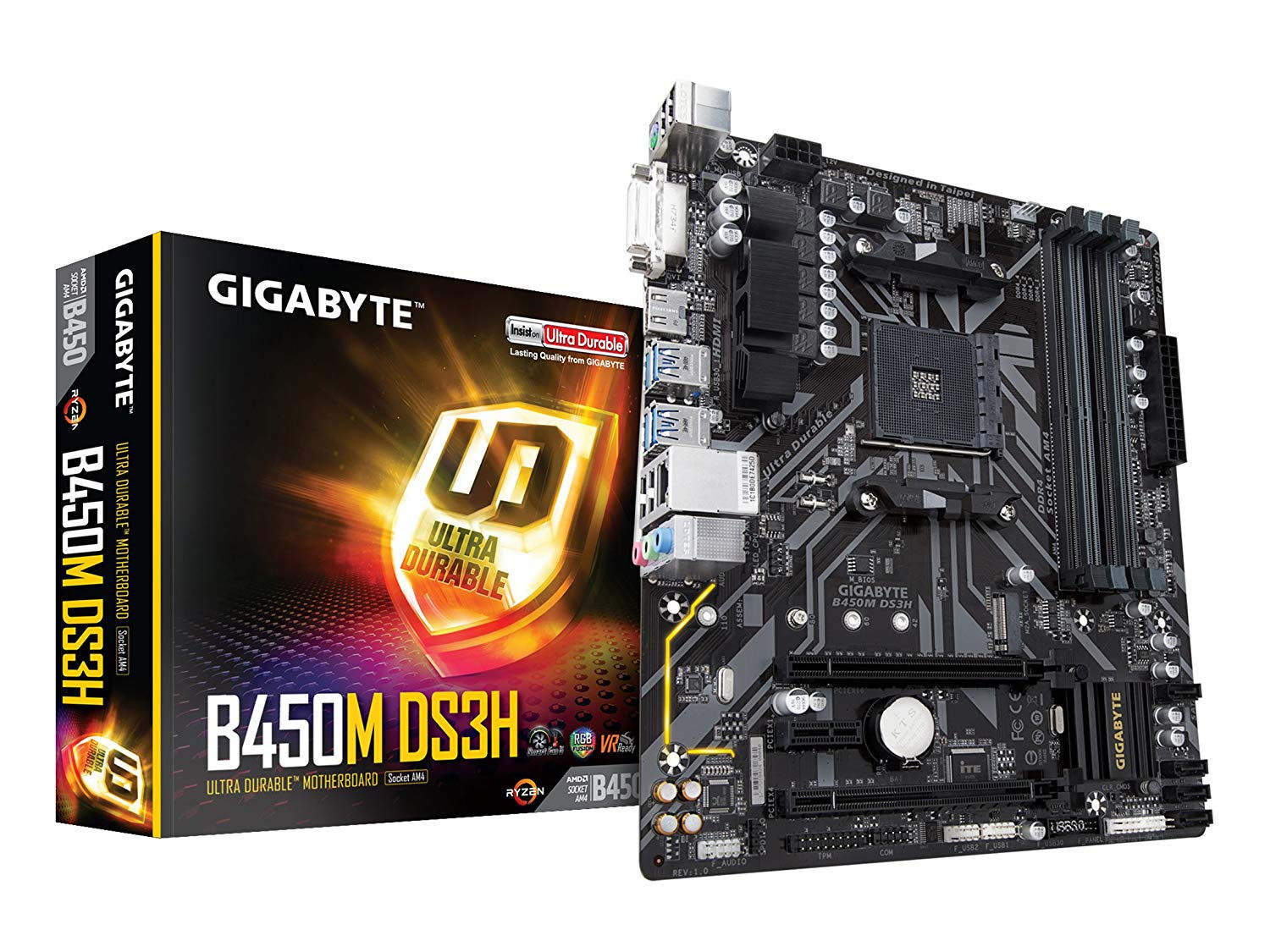 Mother Gigabyte B450M DS3H AM4
