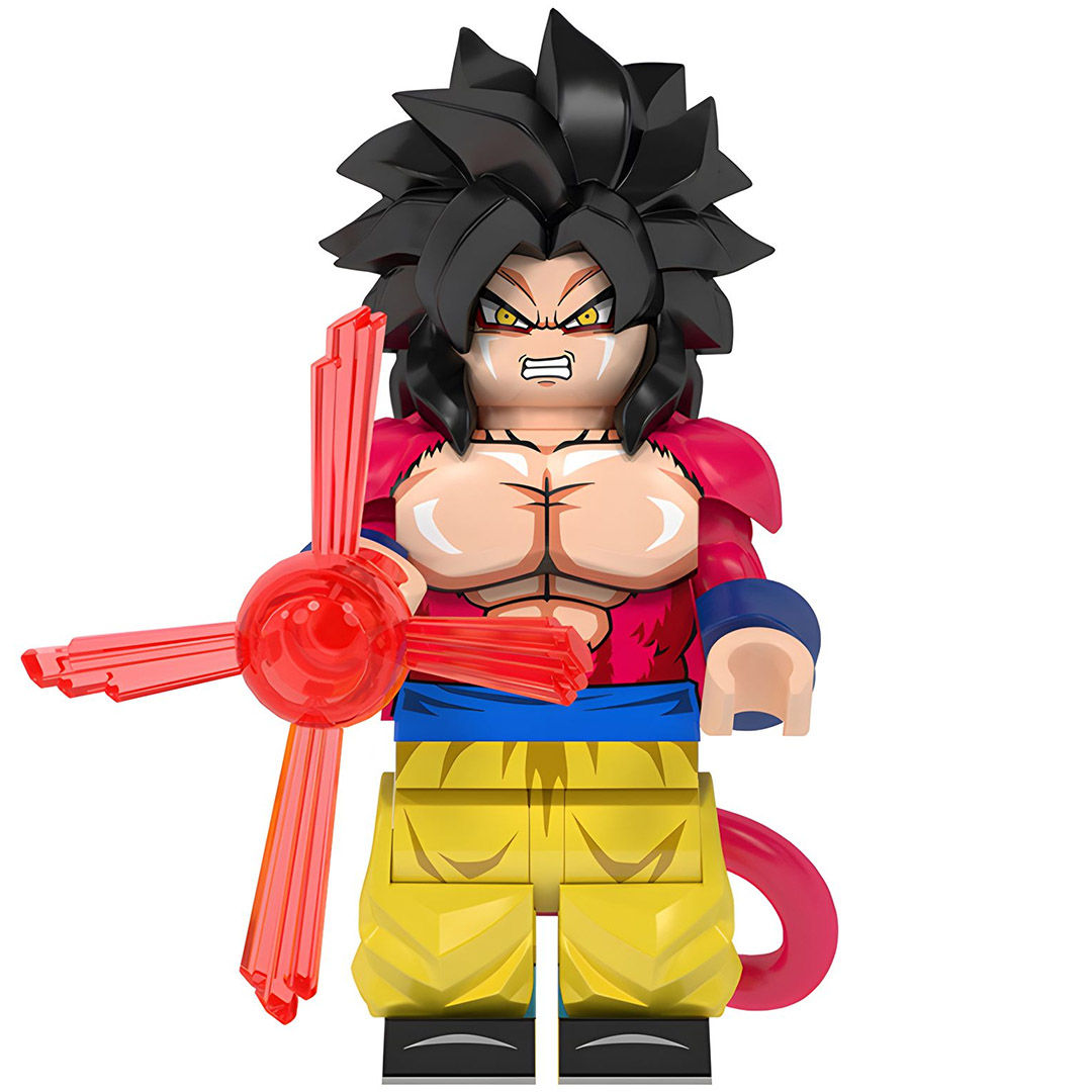 Custom Goku Super Saiyan 4 Minifigure