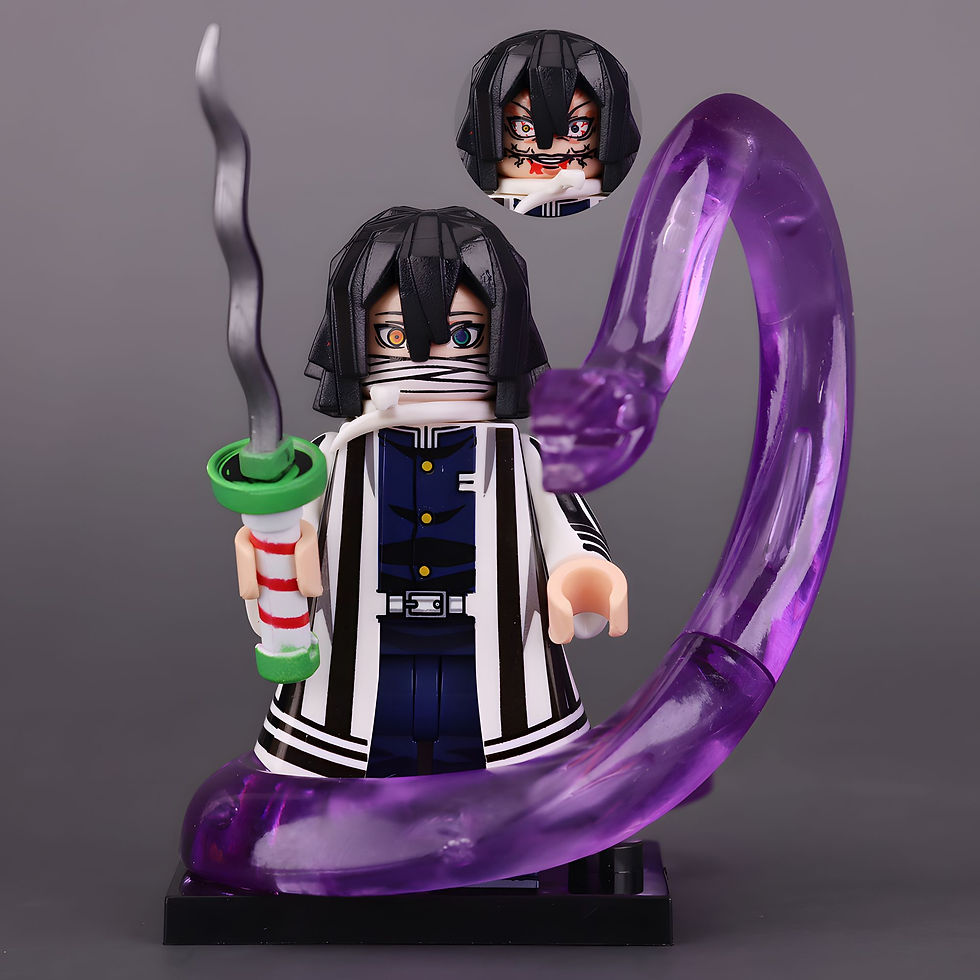 Thumbnail: Obanai Iguro Minifigure (Serpent Breathing)