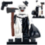 Custom Art the Clown Minifigure Horror Movie