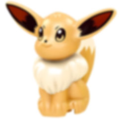 Custom Eevee Minifigure