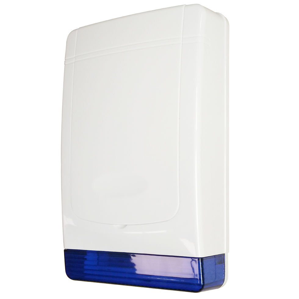 Thumbnail: Focus Meian MD-325R Blue Color Outdoor Strobe Flash Siren Alarm 100dB Big Sounds