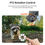 Thumbnail: SHIWOJIA 3MP Solar Cameras 4G Sim WIFI Wireless Security Outdoor 360° View Anim
