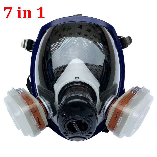 Miniatura: Multifunctional 6800 Gas Mask Ultra-Transparent Fully Sealed Protective Mask Ind