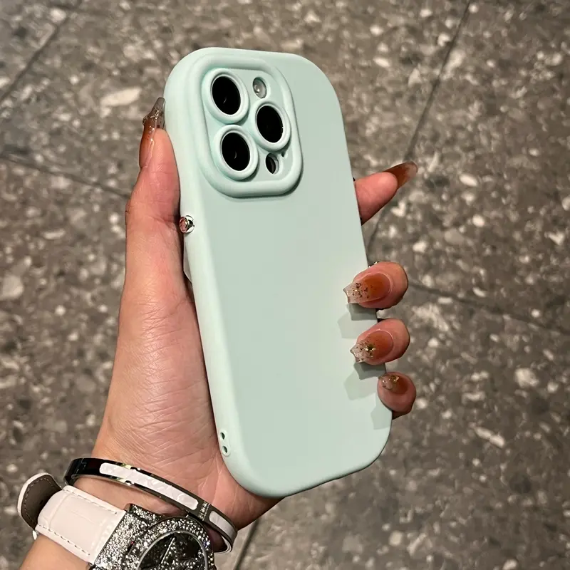 Thumbnail: Luxury Soft Silicone Shockproof Bumper Case for iPhone 15 14 Plus 13 12 11 Pro X