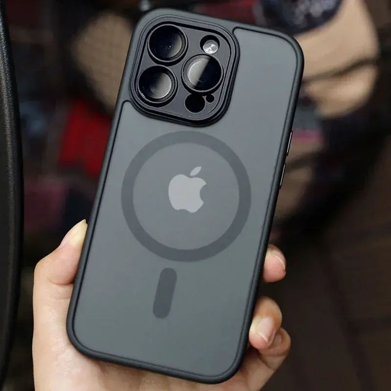 Thumbnail: Matte Translucent Armor Shockproof Case For iPhone 15 14 13 12 11 Pro Max Plus F