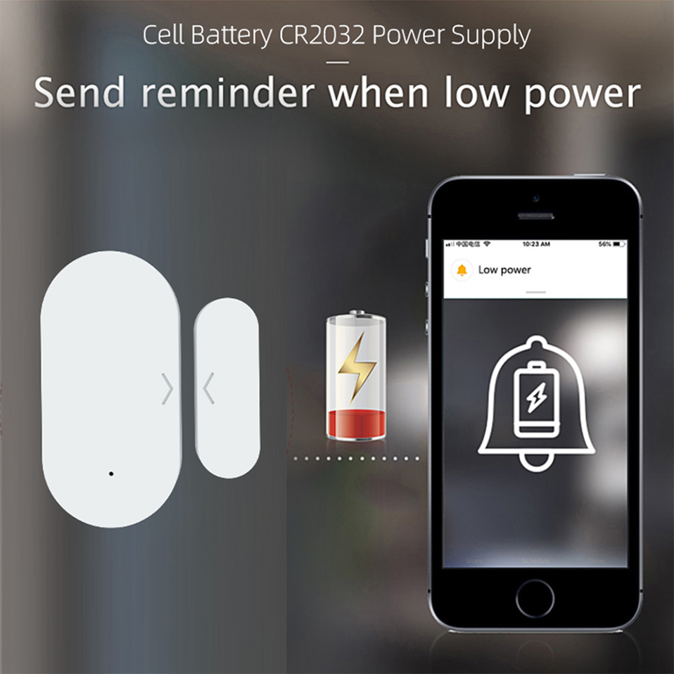 Thumbnail: Tuya Zigbee Door Sensor for Smart Home A Burglar Alarm Automation Remote Control