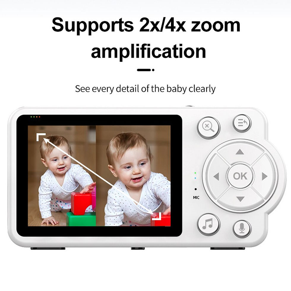 Thumbnail: Baby Monitor Wireless Indoor 2.8 Inch Surveillance Video Two Way Audio Night Vis