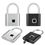 Thumbnail: KERUI Keyless USB Charging Fingerprint Lock Smart Padlock Waterproof Door Lock 0