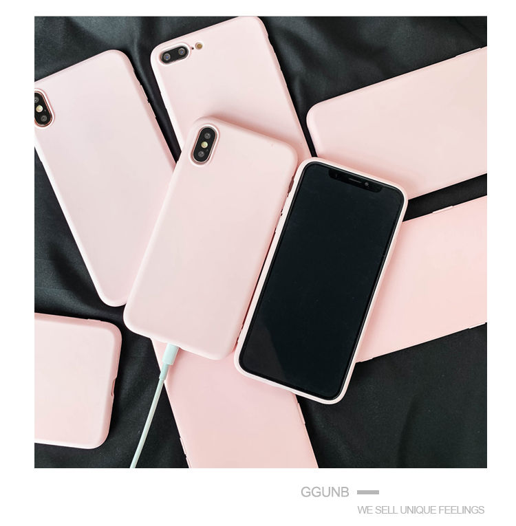 Miniatura: Light Pink Phone Case For iphone X XS Max XR X 8 7 6S 6 Plus SE 2020 11 12 13 Pr