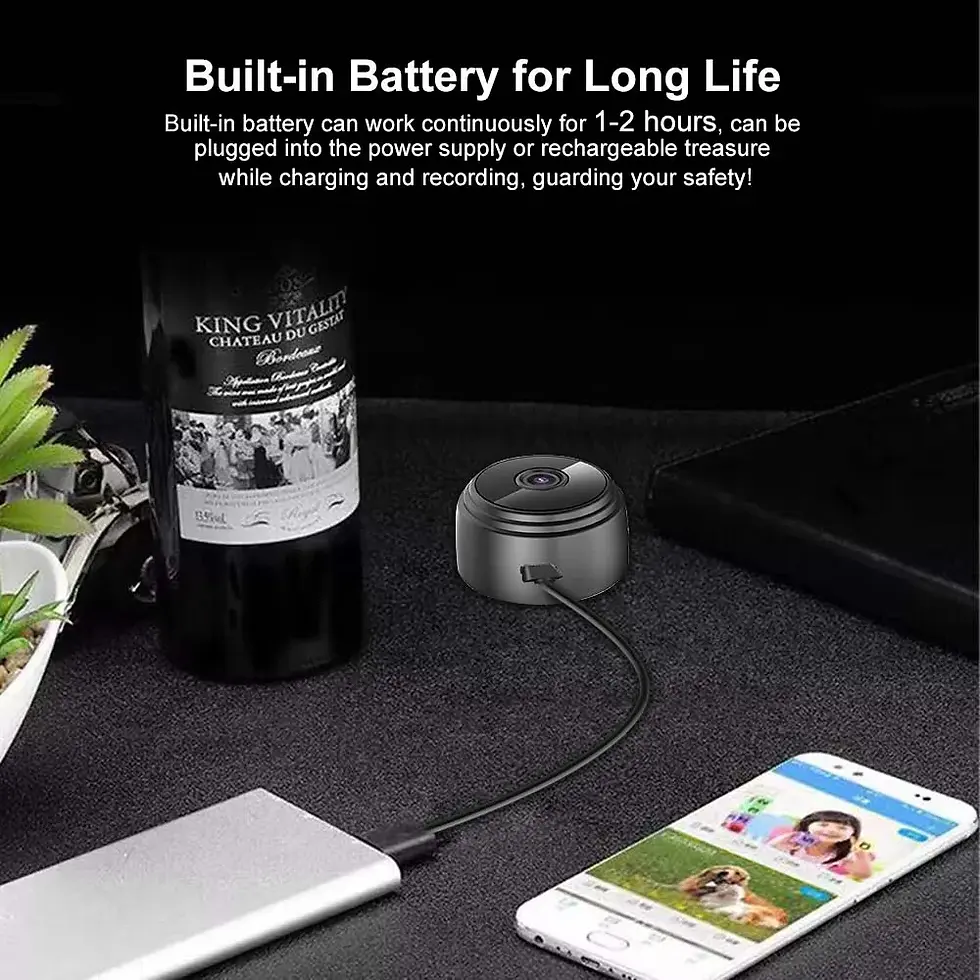 Thumbnail: A9 Upgraded Mini WiFi Camera Indoor Wireless Security Protection CCTV Remote Vid