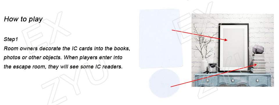 Thumbnail: RFID Card Prop real life escape room game place ID card on right card sensors  t